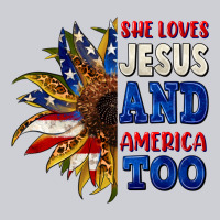 She Loves Jesus And America Too 4th Of July Heavyweight Sweatshirt | Teevron