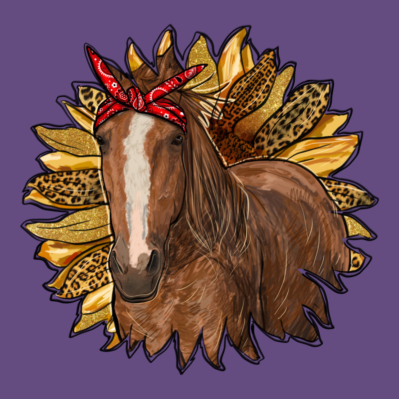 Sunflower With Horse Vintage Hoodie by RanaPortraitStore | Teevron