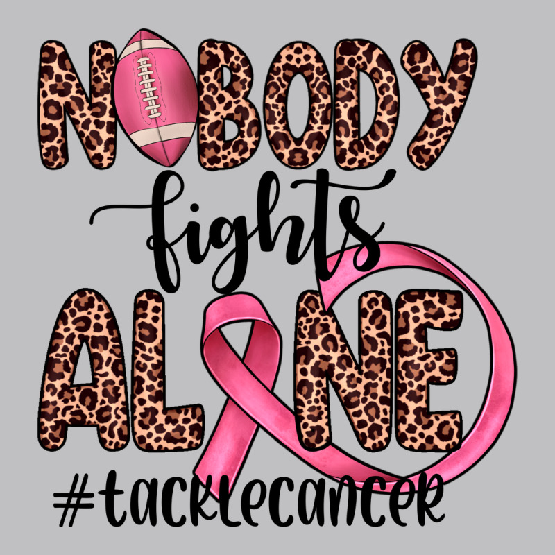 Nobody Fights Alone #tacklecancer Long Sleeve Tee by JahusDesignShop | Teevron