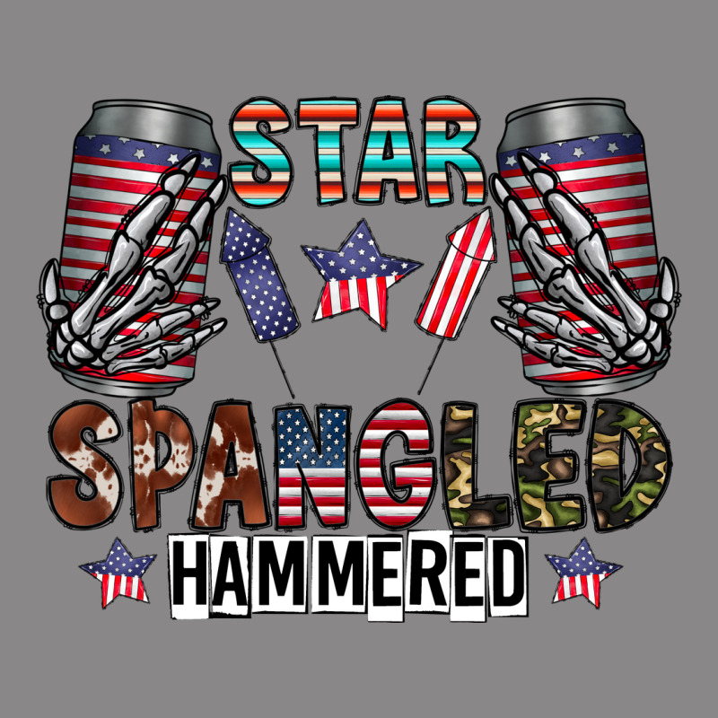 Star Spangled Hammered Vintage Tee by CowhideDigitalArt | Teevron