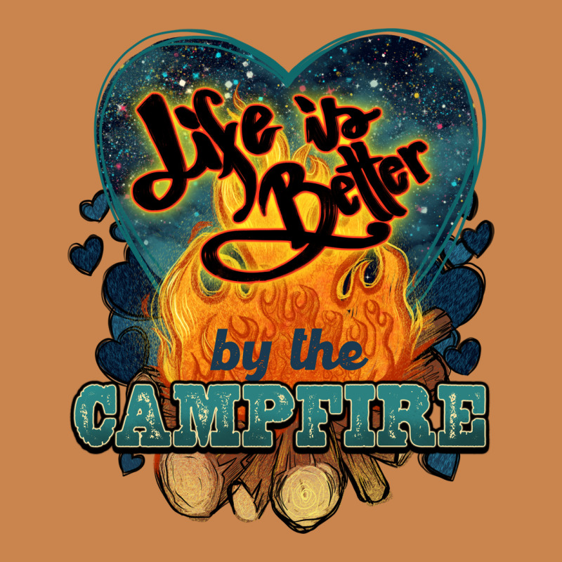 Life Is Better By The Campfire Heavyweight Hoodie by NancyCooperArtShop | Teevron