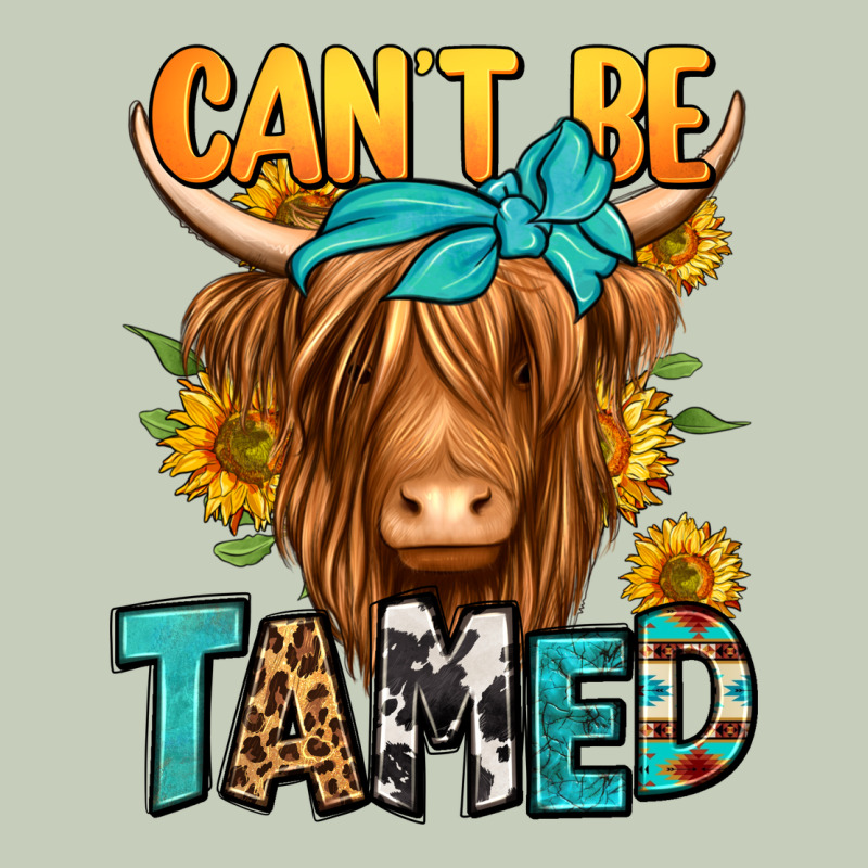 Can't Be Tamed Longhaired Cow Long Sleeve Tee by Jasminsmagicworld | Teevron