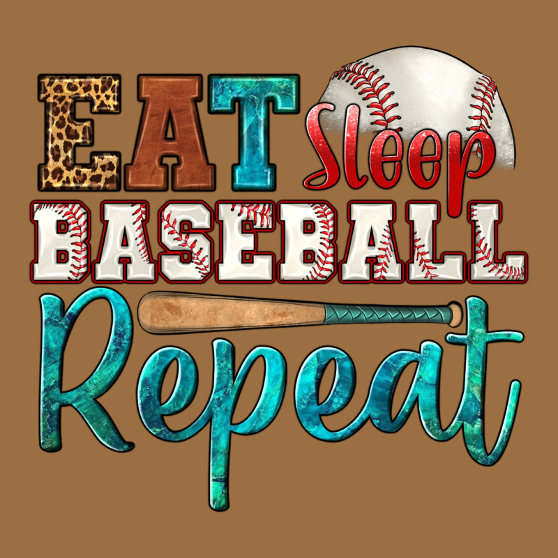 Eat Sleep Baseball Repeat Vintage Tee by HRA Design Shop | Teevron