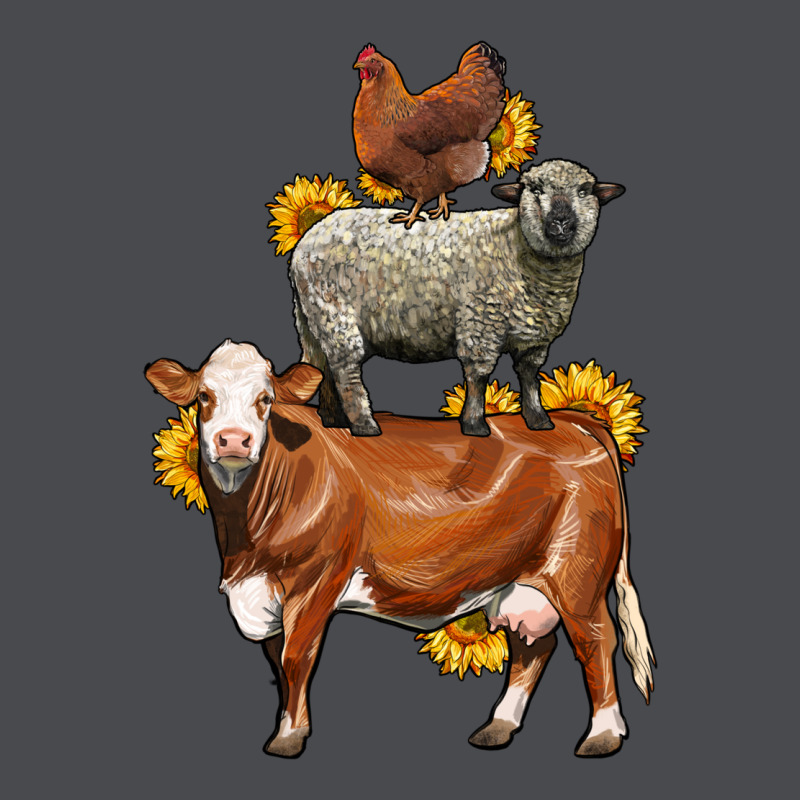 Farm Animals Stack Zipper Hoodie by LillyAllenDesigns | Teevron