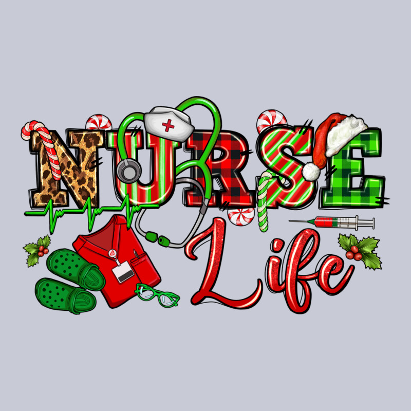 Nurse Life Christmas Heavyweight Hoodie by NancyCooperArtShop | Teevron