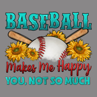 Baseball Makes Me Happy You, Not So Much Vintage Tee | Teevron
