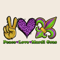 Peace Love Mardi Gras Zipper Hoodie | Teevron