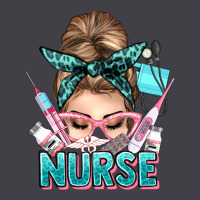 Nurse Life Messy Bun Heavyweight Hoodie | Teevron