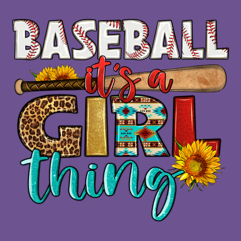 Baseball It's A Girl Thing Vintage Tee by HRA Design Shop | Teevron