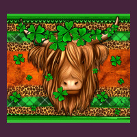 St Patricks Day Long Haired Cow Long Sleeve Tee | Teevron