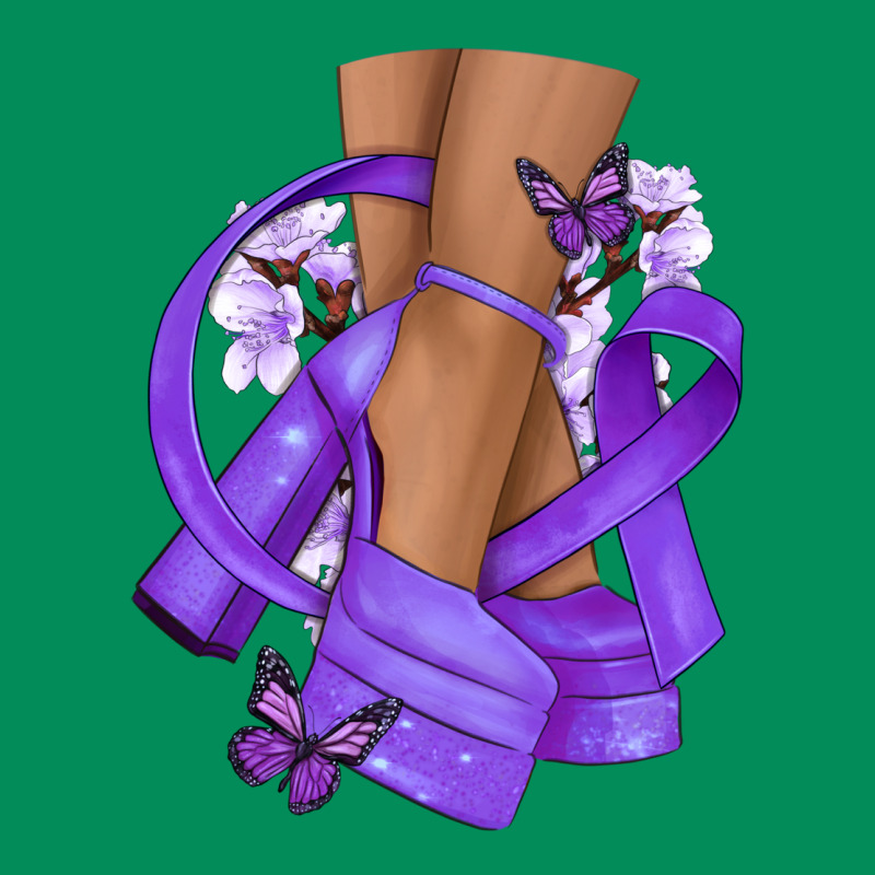 Cancer Diva Purple Ribbon Urban Hoodie by NancyCooperArtShop | Teevron