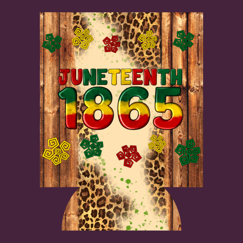 Juneteenth 1865 12 Oz Can Cooler (regular) Long Sleeve Tee by Artiststas | Teevron