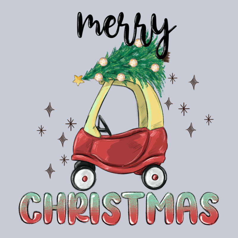 Merry Christmas Kids Car Heavyweight Hoodie by MaliasSmallBusiness | Teevron