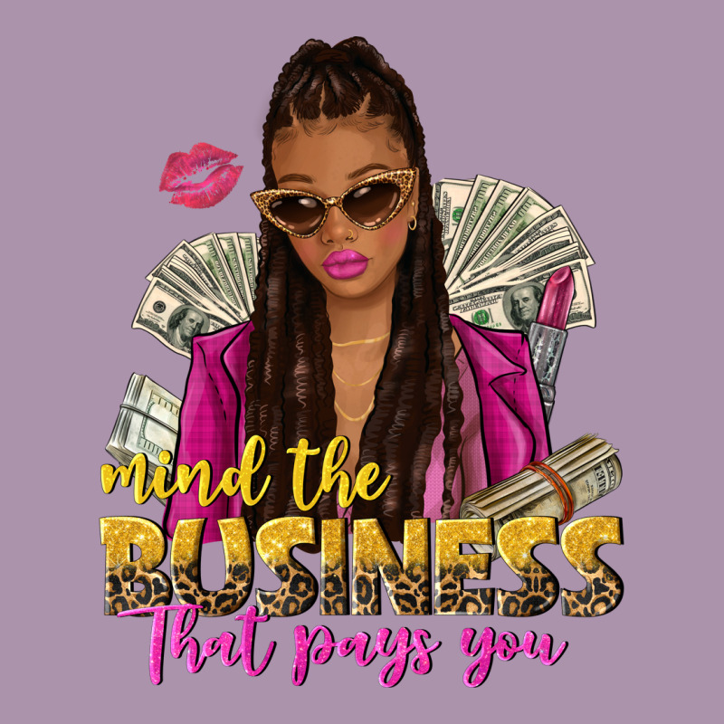 Mind The Business That Pays You Afro Woman Heavyweight Hoodie by NancyCooperArtShop | Teevron