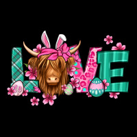 Love Easter Floral Longhaired Cow Long Sleeve Tee | Teevron