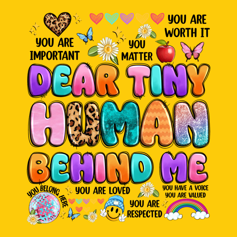 Dear Tiny Human Behind Me Premium Hoodie by Artiststas | Teevron