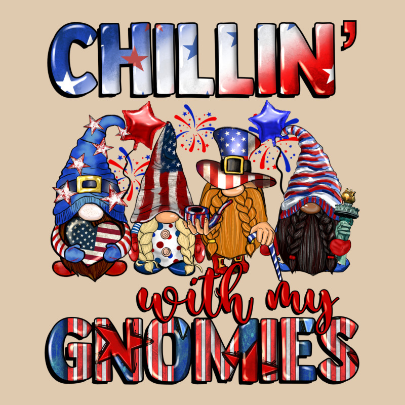 Chillin' With My Gnomies 4th Of July Heavyweight Sweatshirt by CowGirlArtShop | Teevron