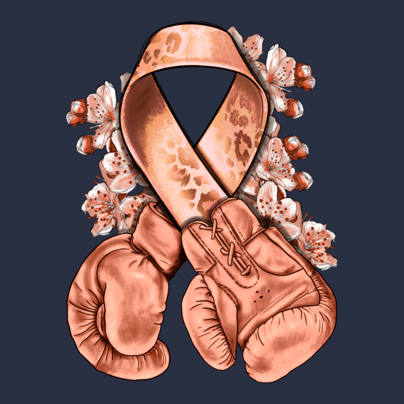 Uterine Cancer Peach Ribbon With Boxing Gloves Urban Hoodie by NancyCooperArtShop | Teevron