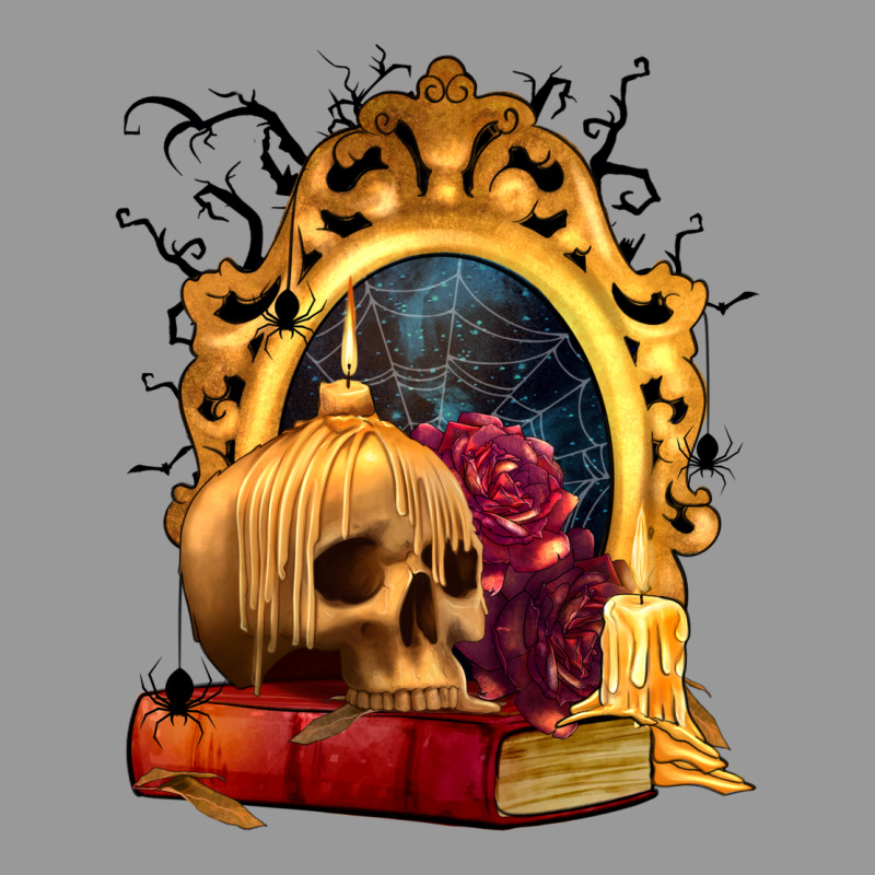 Halloween Skull Candles And Roses Vintage Hoodie by texasbilliewilder | Teevron