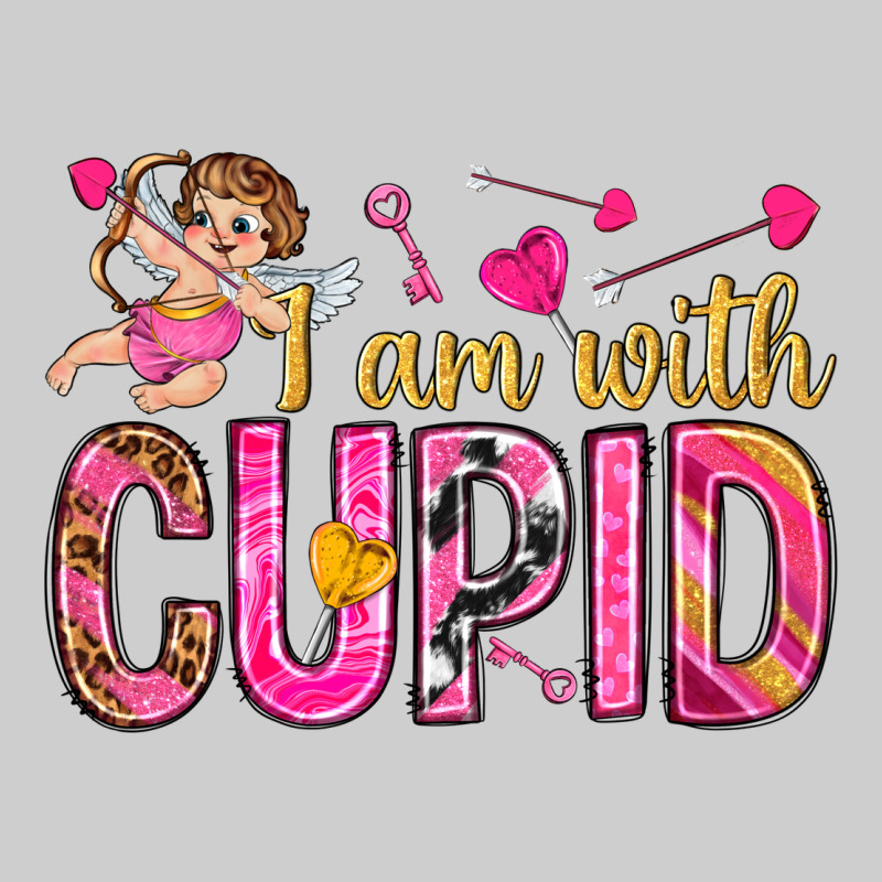 I Am With Cupid Premium Sweatshirt by NancyCooperArtShop | Teevron