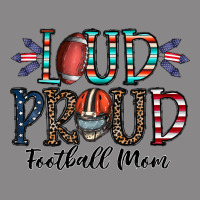 Loud Proud Football Mom Vintage Tee | Teevron