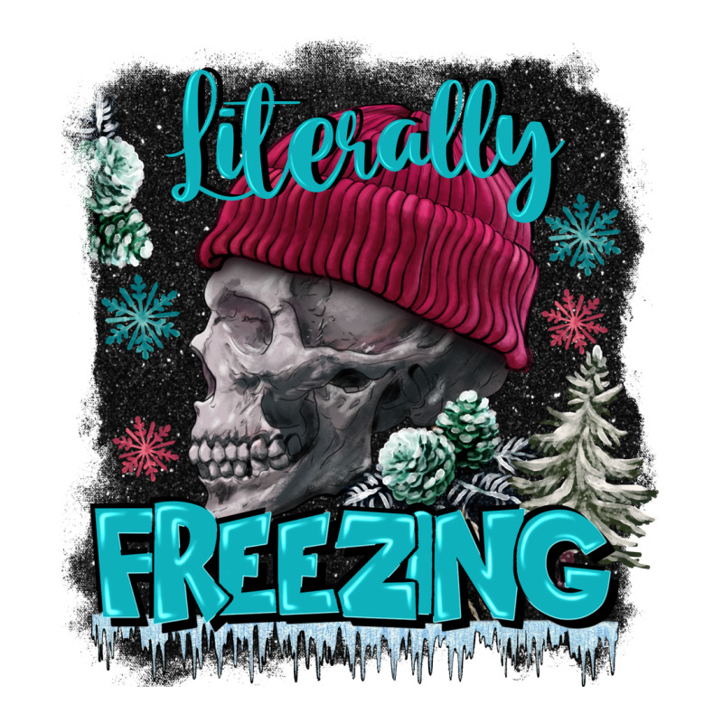 Literally Freezing Skull Urban Heavy Tee by FaDigitalArtStudio | Teevron