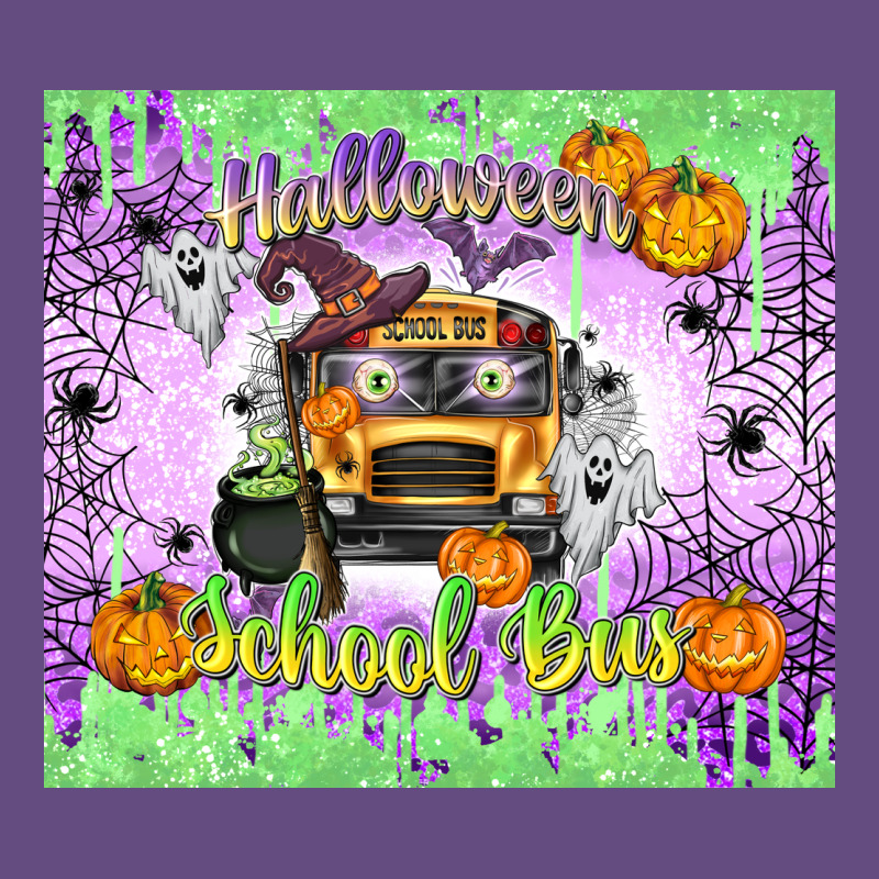 Halloween School Bus Vintage Hoodie by texasbilliewilder | Teevron