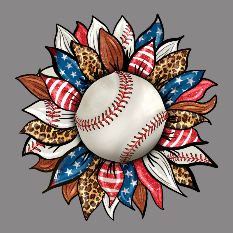 Baseball Sunflower Vintage Tee by HRA Design Shop | Teevron