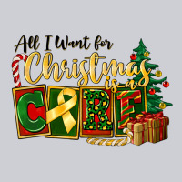 All I Want For Christmas Is Cure Childhood Cancer Heavyweight Sweatshirt | Teevron