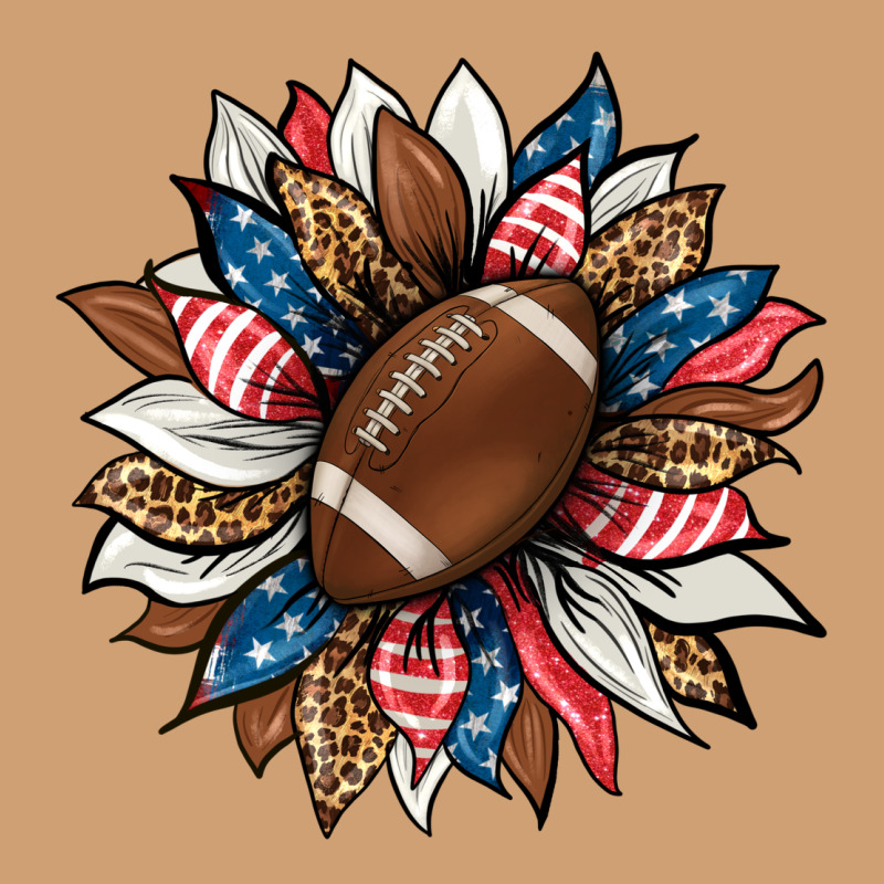American Football Sunflower Vintage Tee by HRA Design Shop | Teevron