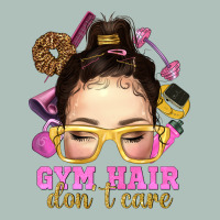 Messy Bun Gym Hair Dont Care Heavyweight Hoodie | Teevron
