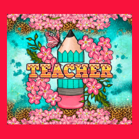 Teacher Floral Pencil Tumbler Classic Tee | Teevron
