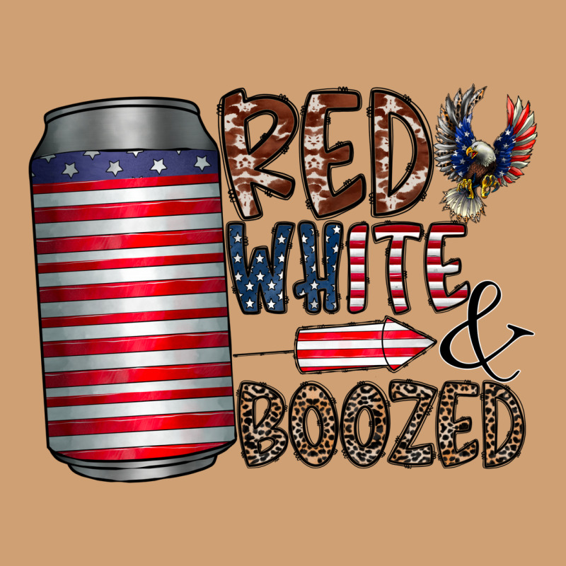 Red White  Boozed Vintage Tee by CowhideDigitalArt | Teevron
