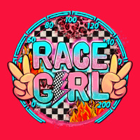 Race Girl With Leopard And Peace Hand Classic Tee | Teevron