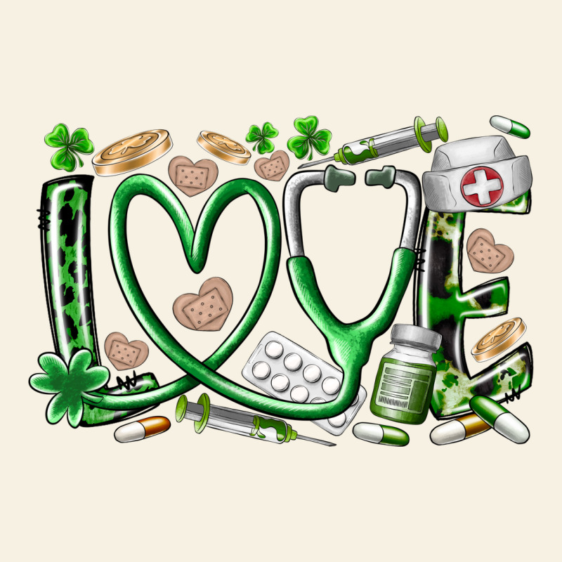 St.patricks Love Nurse Vintage Tee by RacoonDesign | Teevron