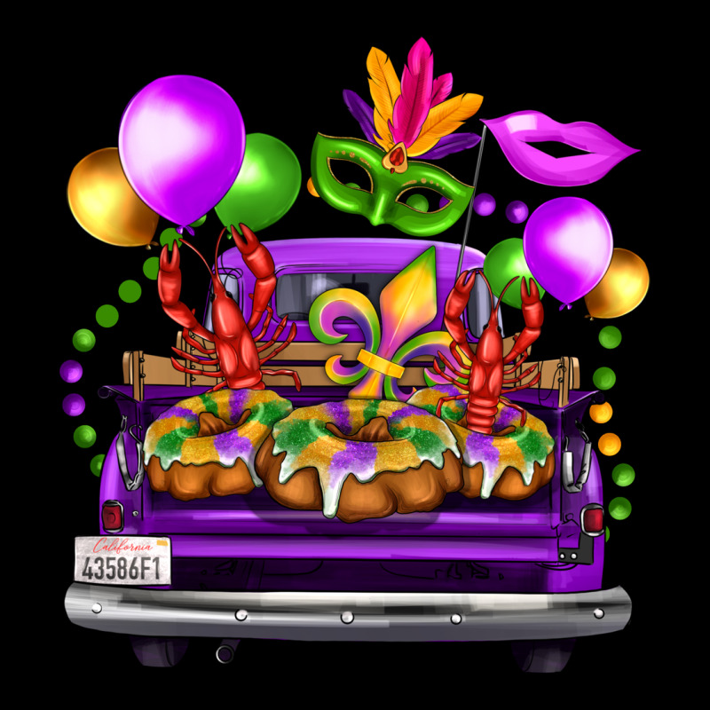 Mardi Gras Farm Truck Urban Heavy Tee by FaDigitalArtStudio | Teevron