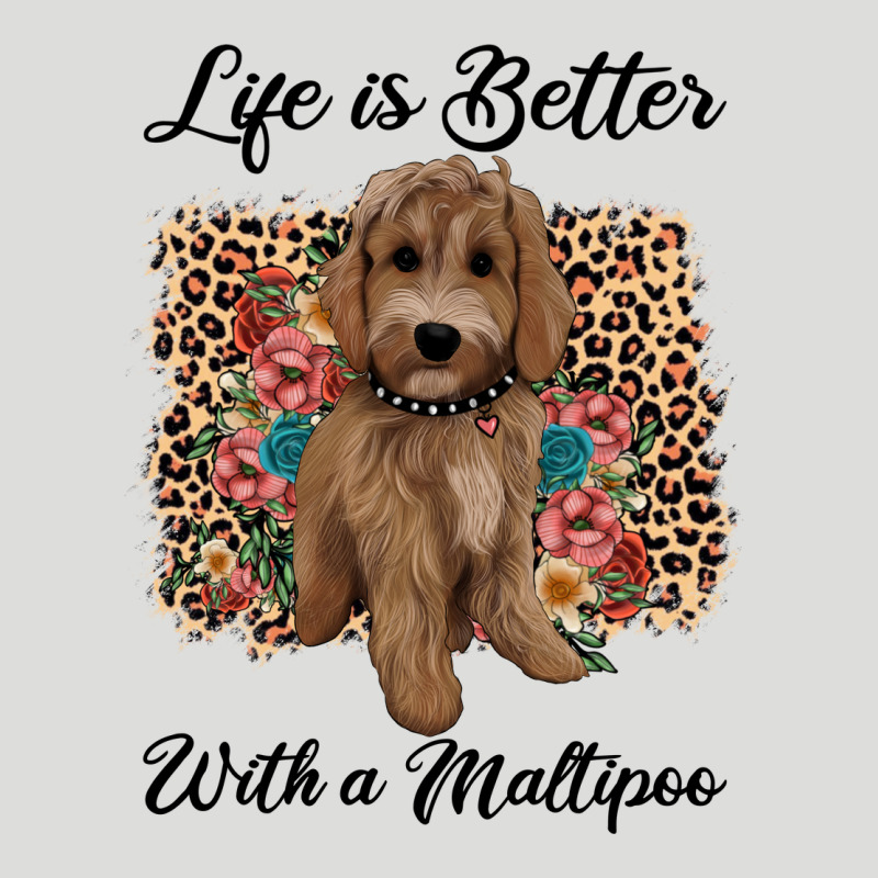 Life Is Better With A Maltipoo Zipper Hoodie by BarkalooDesign | Teevron