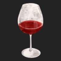 Wine Glass Fa Element Vintage Tee | Teevron