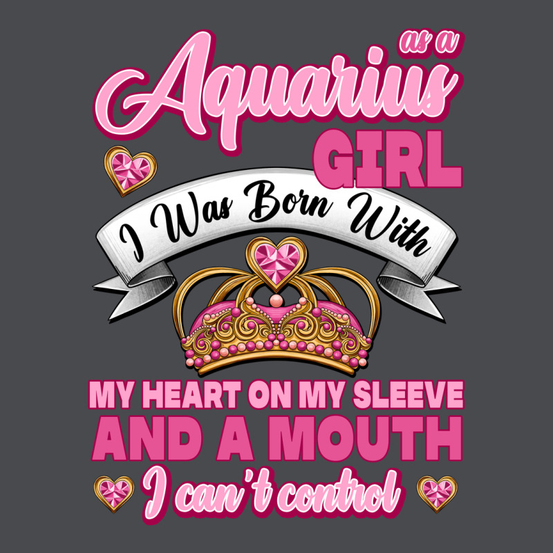 As A Aquarius Girl I Was Born With My Heart On My Sleeve And A Mouth Zipper Hoodie by Jasminsmagicworld | Teevron