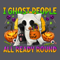 I Ghost People All Ready Round Vintage Hoodie | Teevron