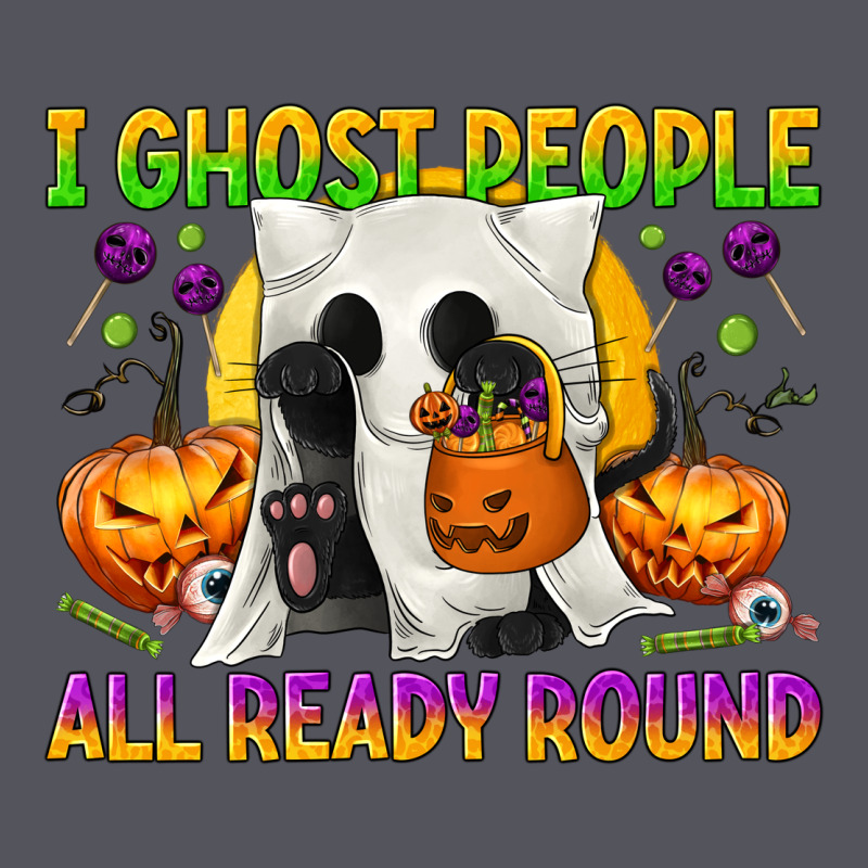 I Ghost People All Ready Round Vintage Hoodie by texasbilliewilder | Teevron
