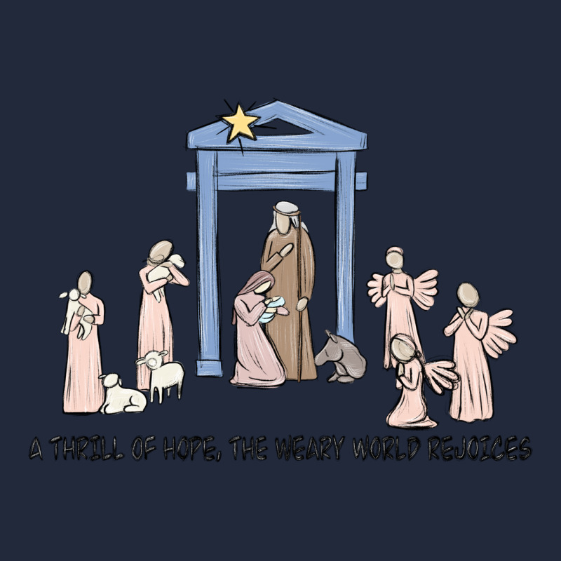 A Thrill Of Hope Nativity Premium Sweatshirt by MaliasSmallBusiness | Teevron