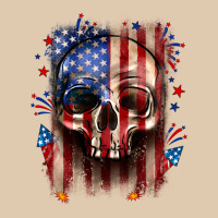 4th Of July Skull American Flag Heavyweight Sweatshirt | Teevron