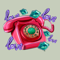 Love Balloons And Pink Valentines Telephone Ladies Tee | Teevron