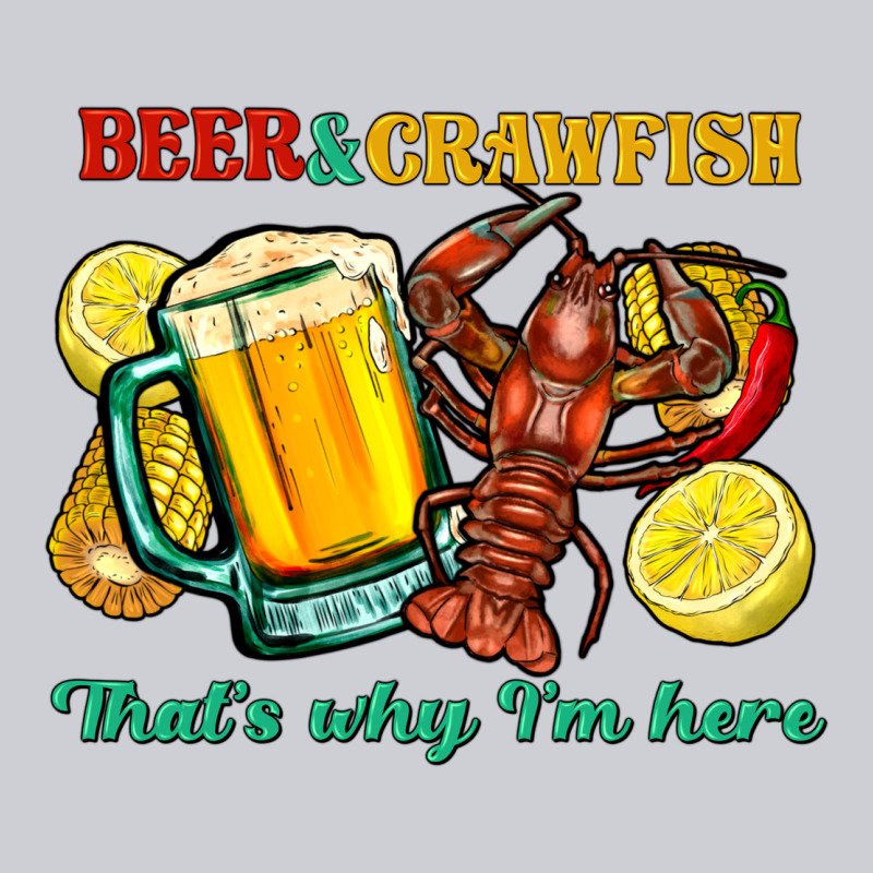Beer&crawfish That's Why I'm Here Heavyweight Sweatshirt by FaDigitalArtStudio | Teevron