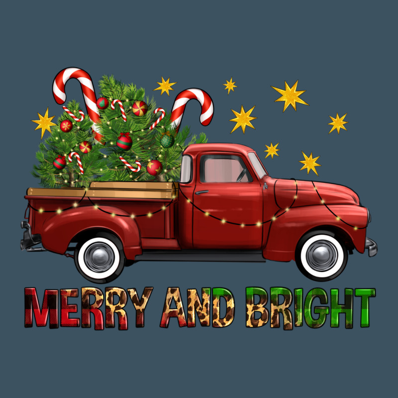 Merry And Bright Christmas Trees Truck Urban Heavy Tee by FaDigitalArtStudio | Teevron