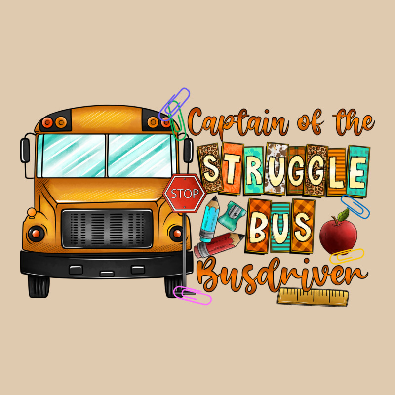 Captain Of Struggle Bus Busdriver Heavyweight Sweatshirt by CowhideDigitalArt | Teevron