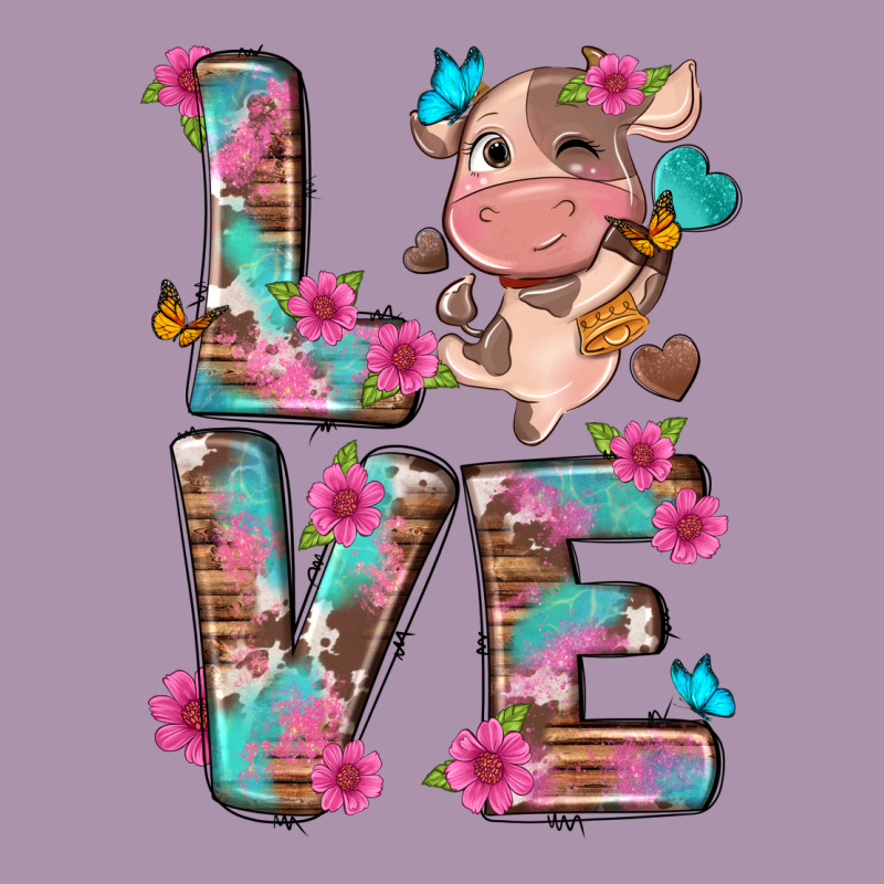 Love Little Cute Cow Heavyweight Hoodie by NancyCooperArtShop | Teevron
