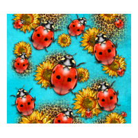 Western Sunflowers Ladybug | Teevron