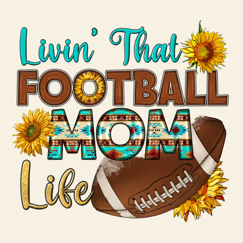 Livin' That Football Mom Life Vintage Tee by HRA Design Shop | Teevron